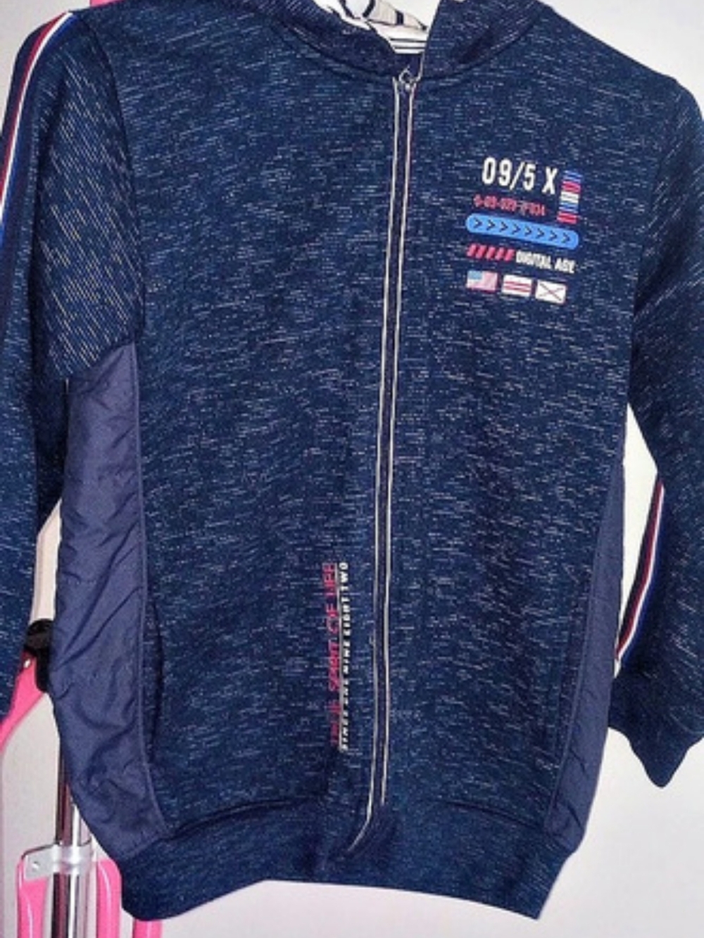 Urban Culture Kids Color Block Jacket Size Medium Like New